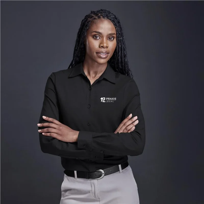 Ladies Long Sleeve Alex Varga Cronus Knitted Shirt product image