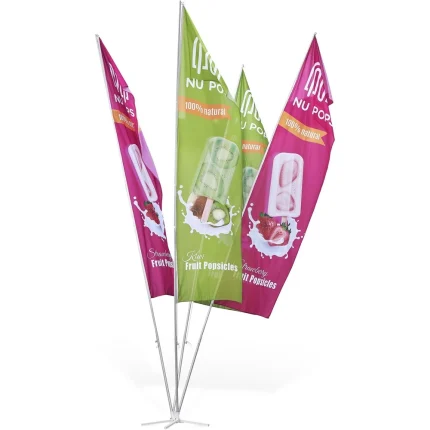 Legend 4 Flag Fountain 6m Large (1m x 4m flags) product image