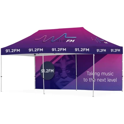 Ovation Sublimated Gazebo 6m X 3m - 1 Long Full-Wall Skin product image