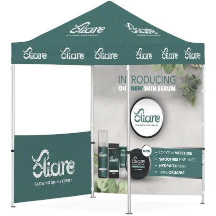 Ovation Sublimated Gazebo 2m X 2m - 1 Half-Wall Skin - 1 Full-Wall Skin product image