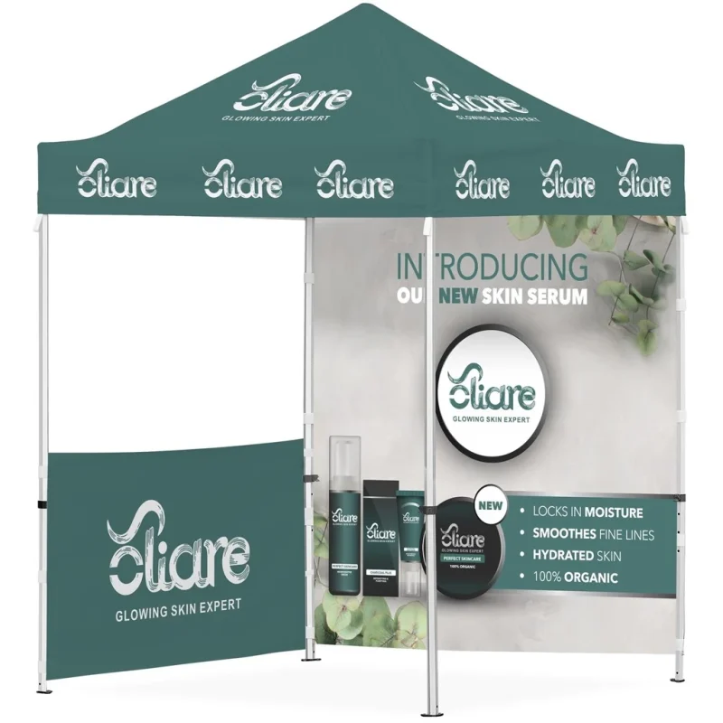 Ovation Sublimated Gazebo 2m X 2m - 1 Half-Wall Skin - 1 Full-Wall Skin product image