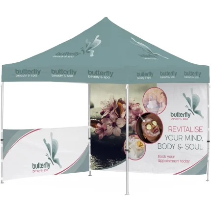Ovation Sublimated Gazebo 3m X 3m - 1 Half-Wall Skin - 1 Full-Wall Skin product image
