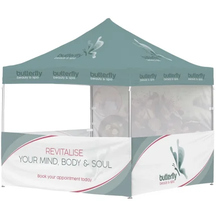 Ovation Sublimated Gazebo 3m X 3m - 3 Half-Wall Skins - 1 Full-Wall Skin product image
