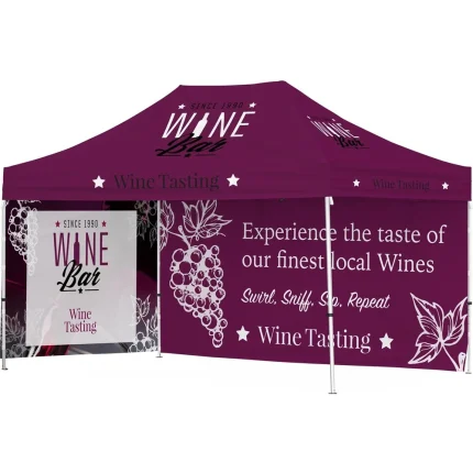 Ovation Sublimated Gazebo 4.5m X 3m - 1 Long Full-Wall Skin - 1 Short Full-Wall Skin product image