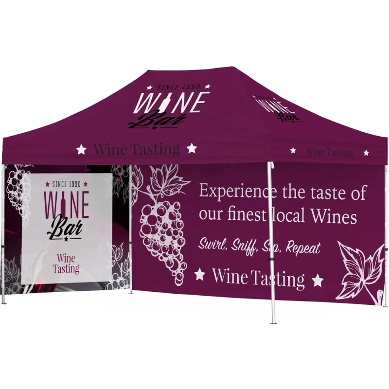 Ovation Sublimated Gazebo 4.5m X 3m - 1 Long Full-Wall Skin - 1 Short Full-Wall Skin product image