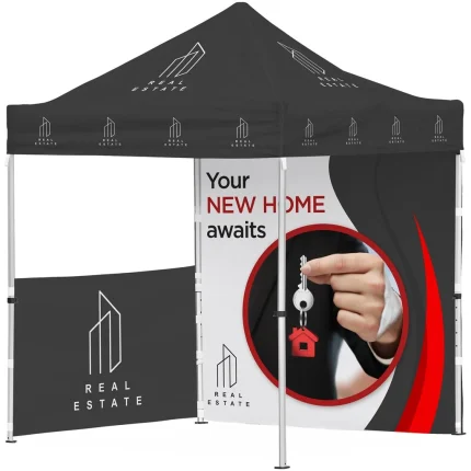 Ovation Sublimated Gazebo 2m X 2m Petite Frame - 1 Half-Wall Skin - 1 Full-Wall Skin product image