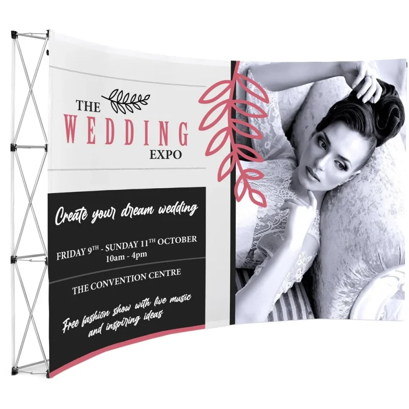 Legend Curved Banner Wall 3.5m x 2.25m product image