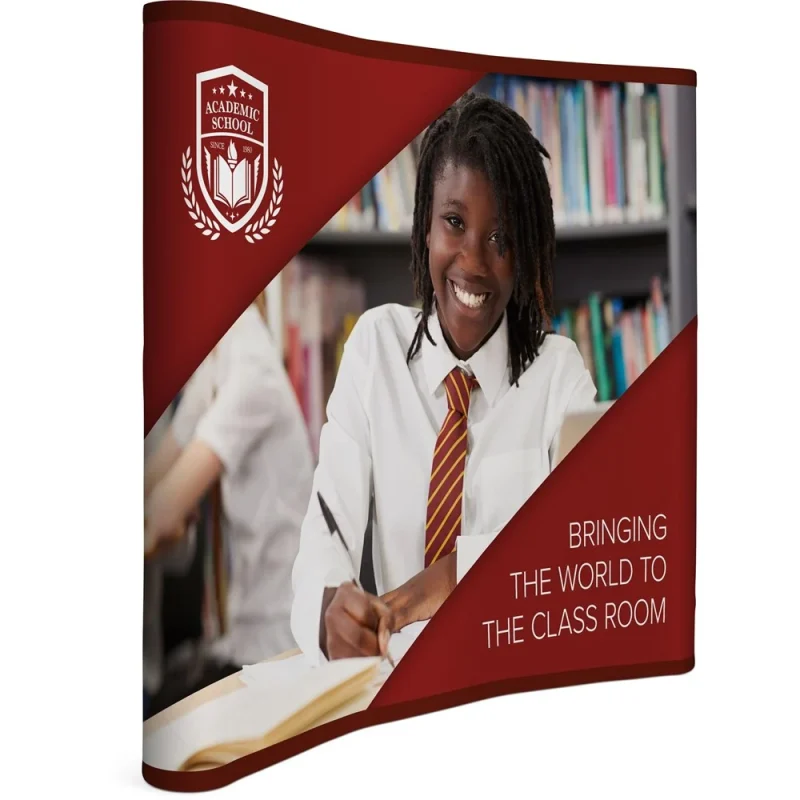 Legend Curved Banner Wall with Wings 2.15m x 2.25m product image