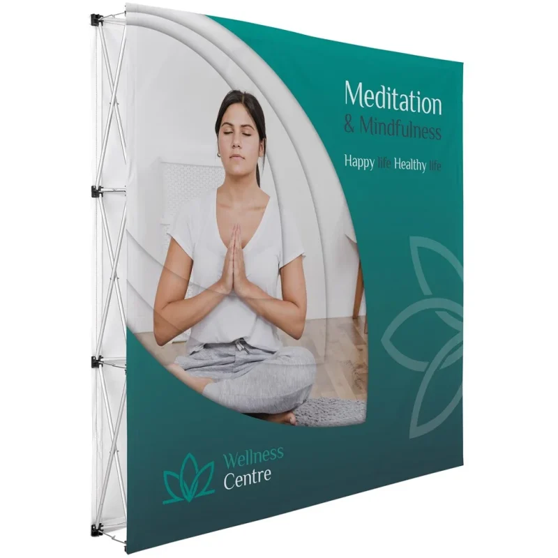 Legend Double-Sided Straight Banner Wall 2.25m x 2.25m product image
