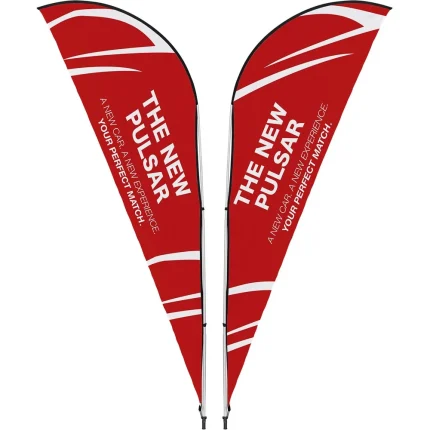 Legend 2M Sublimated Sharkfin Double-Sided Flying Banner - 1 complete unit product image