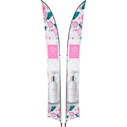 Legend 4M Sublimated Arcfin Double-Sided Flying Banner - 1 complete unit product image