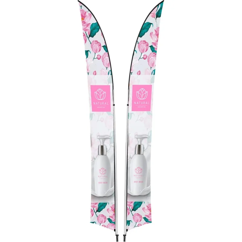 Legend 4M Sublimated Arcfin Double-Sided Flying Banner - 1 complete unit product image