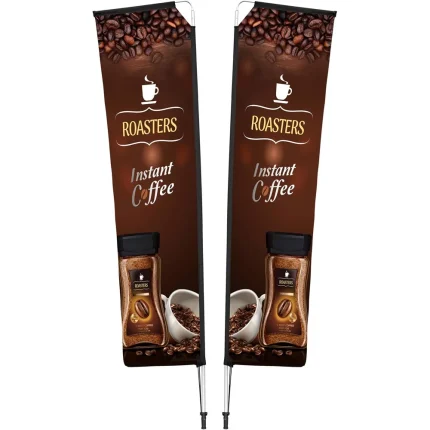 Legend 3M Sublimated Telescopic Double-Sided Flying Banner - 1 complete unit product image