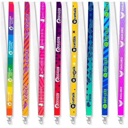 Altitude Snap Hook Clip Single-Sided Sublimation Petersham Lanyard product image