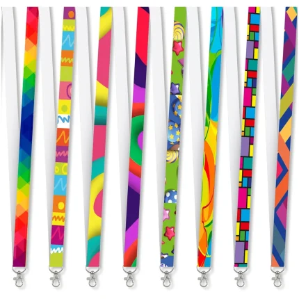 Altitude Snap Hook Clip Single-Sided Sublimation Satin Lanyard product image