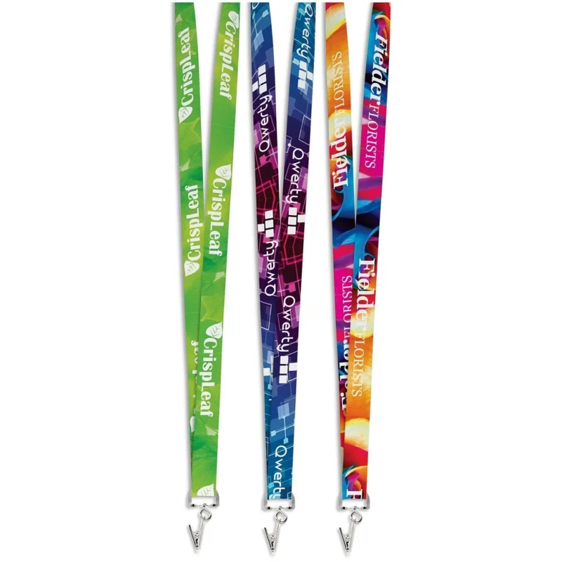 Altitude Crocodile Clip Double-Sided Sublimation Petersham Lanyard product image