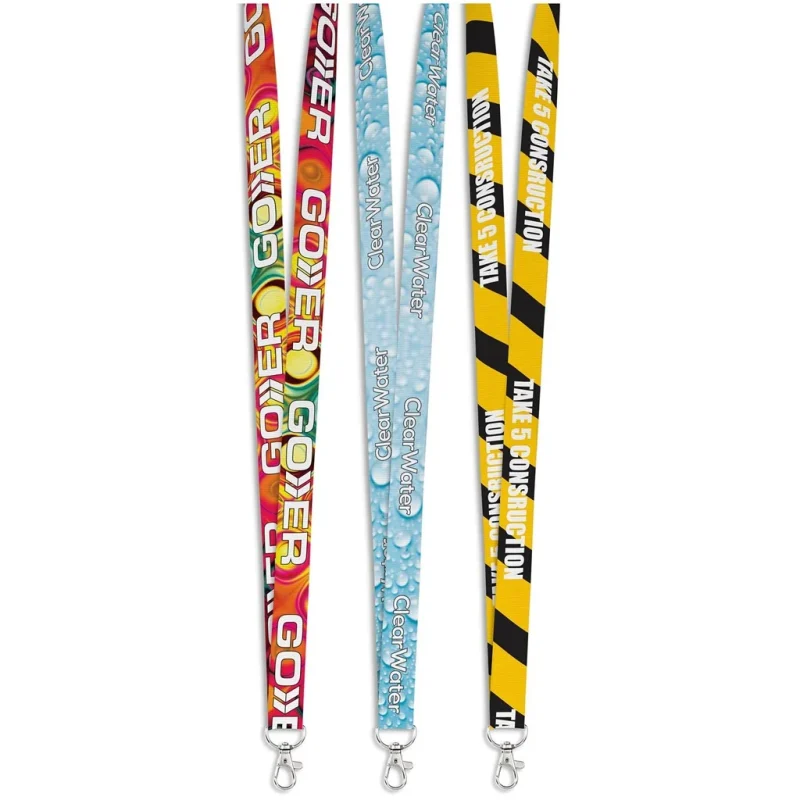 Altitude Snap Hook Clip Double-Sided Sublimation Petersham Lanyard product image
