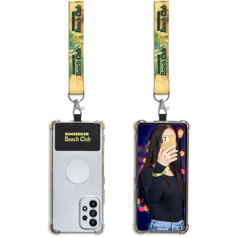 Altitude Rambler Single-Sided Sublimated Satin Wrist Phone Strap product image