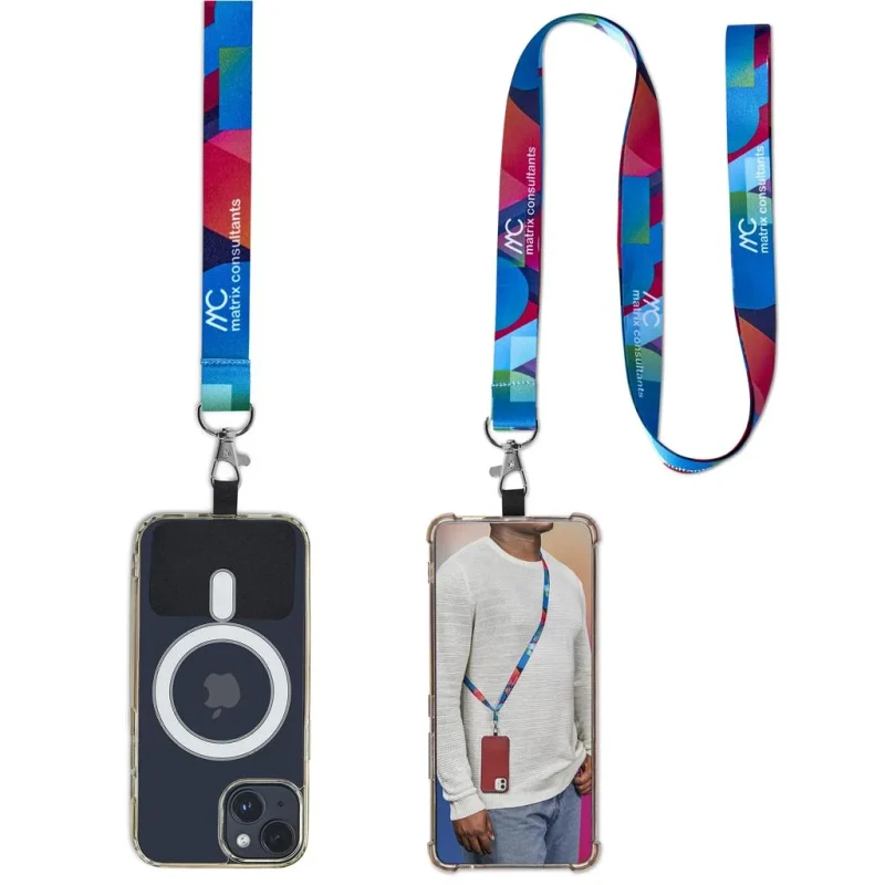 Altitude Turaco Double-Sided Sublimated Satin Crossbody Phone Strap product image