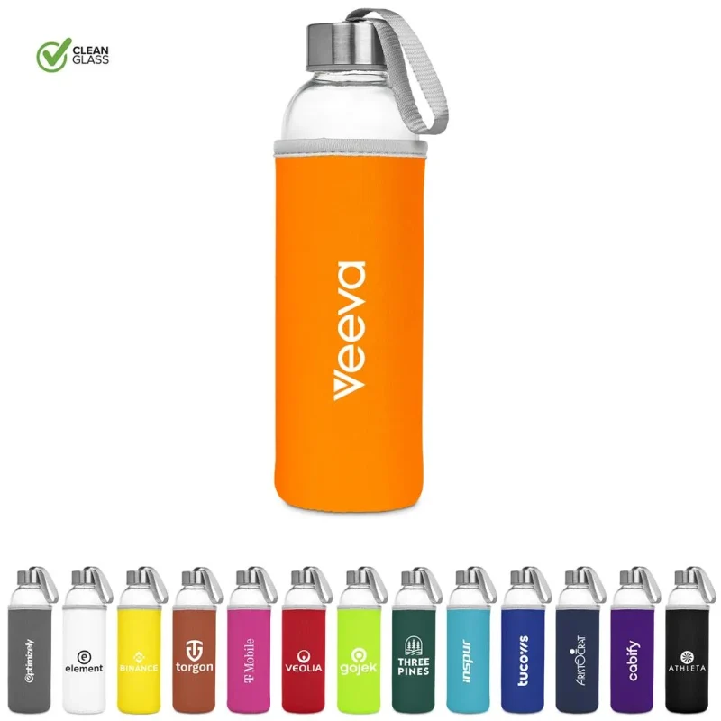 Kooshty Neo Glass Water Bottle - 500ml product image