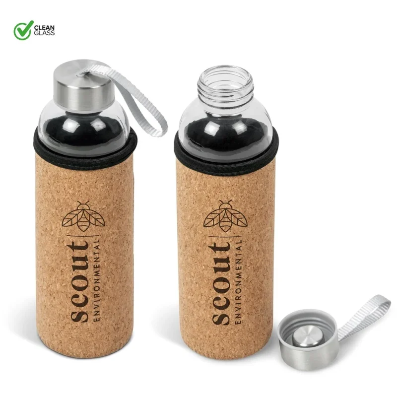 Kooshty Kork Glass Water Bottle - 500ml product image