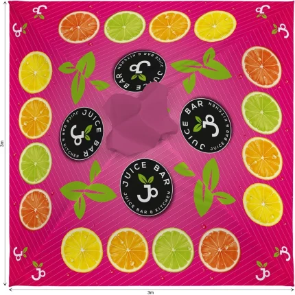 Sublimated Parasol Roof 3m x 3m product image