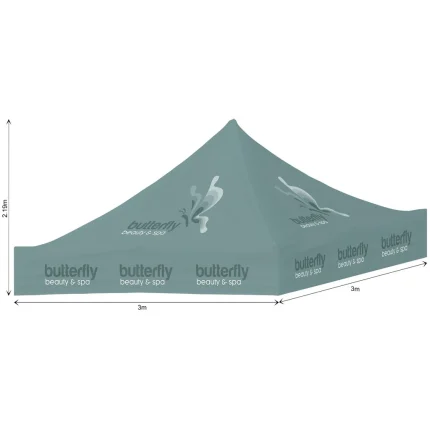 Ovation Sublimated Gazebo 3m X 3m - Roof (Excludes Hardware) product image