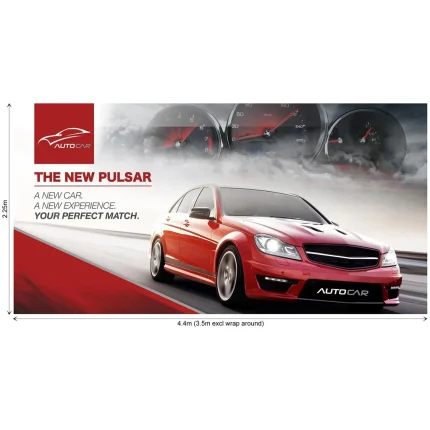 Legend Curved Banner Wall Skin with Wings 4.4m x 2.25m (Excludes Hardware) product image