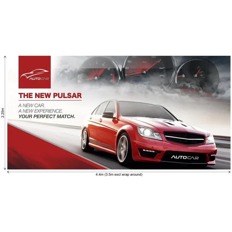 Legend Curved Banner Wall Skin with Wings 4.4m x 2.25m (Excludes Hardware) product image