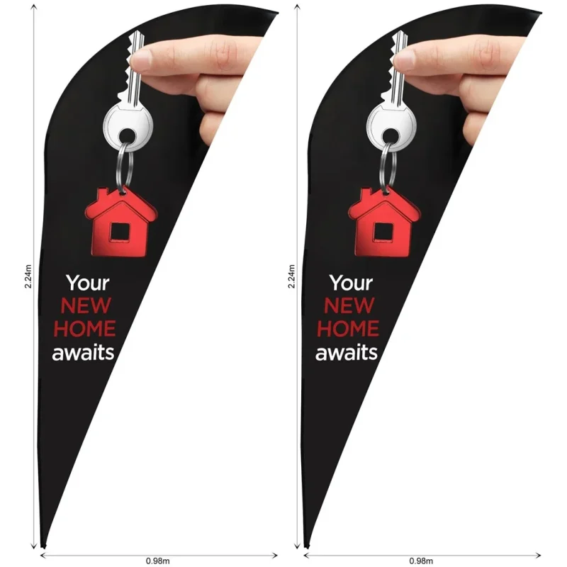 Legend 2m Sublimated Sharkfin Flying Banner Skin - Set Of 2 (Excludes Hardware) product image