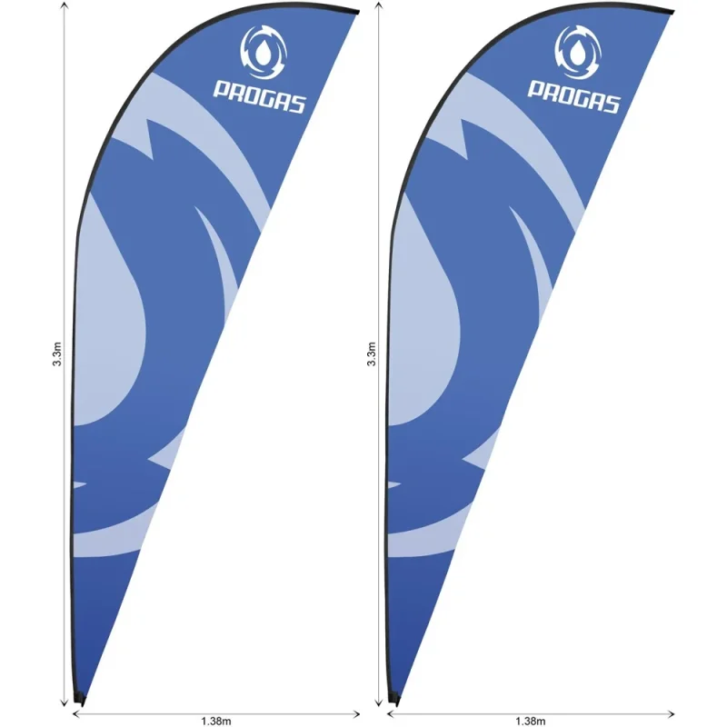 Legend 3m Sublimated Sharkfin Flying Banner Skin - Set Of 2 (Excludes Hardware) product image