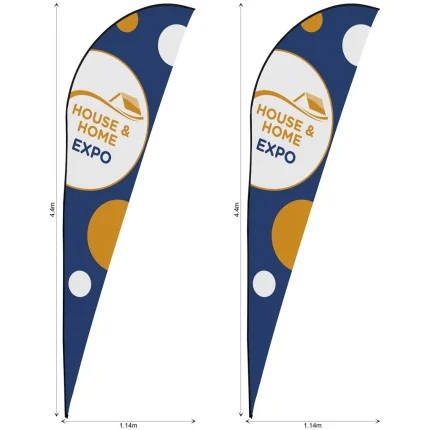 Legend 4m Sublimated Sharkfin Flying Banner Skin - Set Of 2 (Excludes Hardware) product image