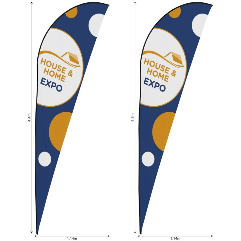 Legend 4m Sublimated Sharkfin Flying Banner Skin - Set Of 2 (Excludes Hardware) product image