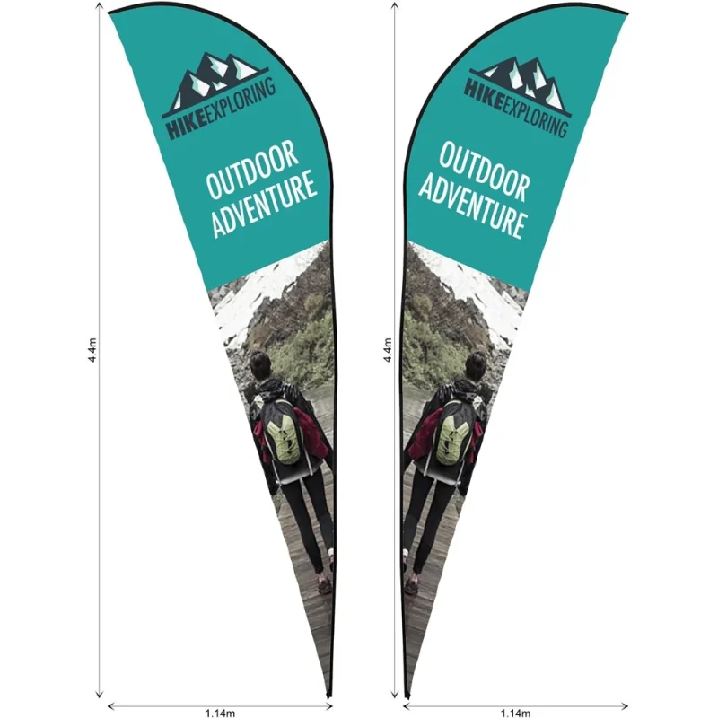 Legend 4m Sublimated Sharkfin Double-Sided Flying Banner Skin (Excludes Hardware) product image