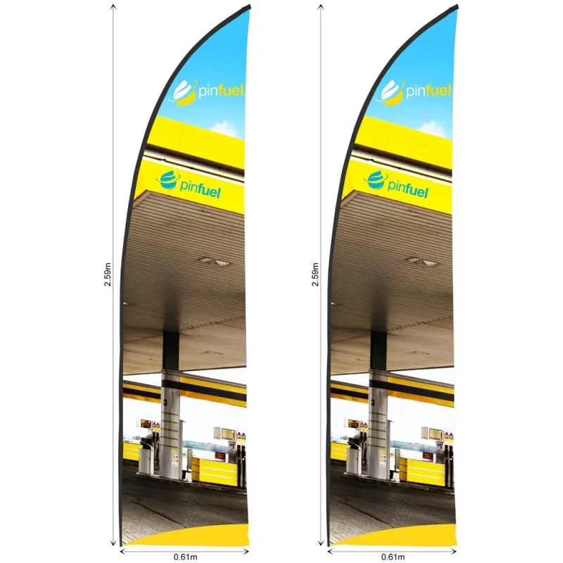 Legend 2m Sublimated Arcfin Flying Banner Skin - Set Of 2 (Excludes Hardware) product image