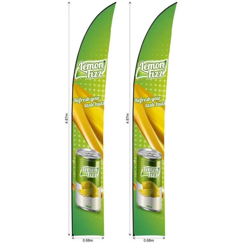Legend 4m Sublimated Arcfin Flying Banner Skin - Set Of 2 (Excludes Hardware) product image
