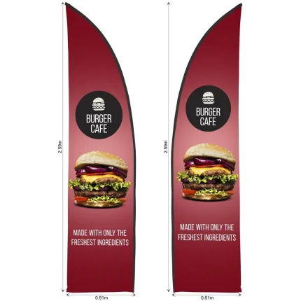 Legend 2m Sublimated Arcfin Double-Sided Flying Banner Skin (Excludes Hardware) product image