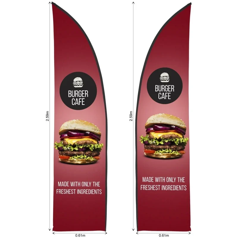 Legend 2m Sublimated Arcfin Double-Sided Flying Banner Skin (Excludes Hardware) product image