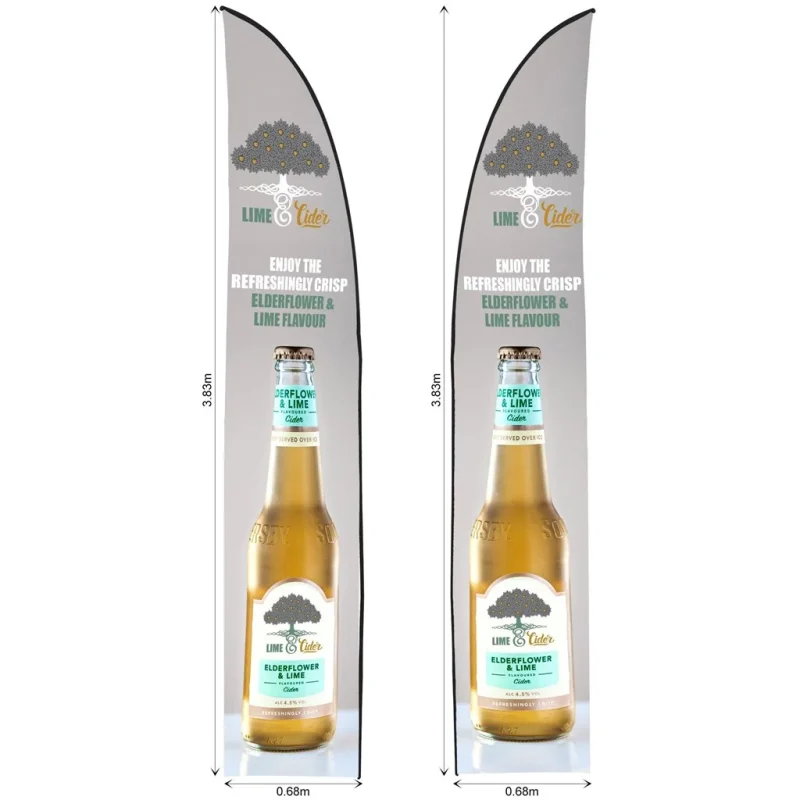 Legend 3m Sublimated Arcfin Double-Sided Flying Banner Skin (Excludes Hardware) product image