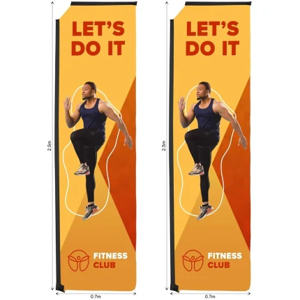 Legend 3m Sublimated Telescopic Flying Banner Skin - Set Of 2 (Excludes Hardware) product image