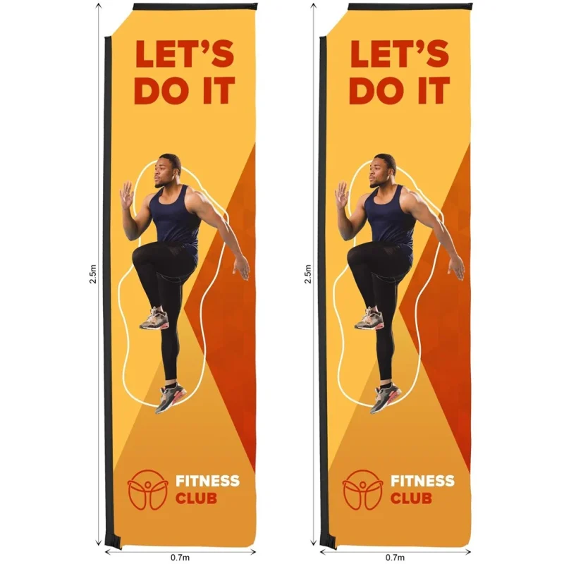 Legend 3m Sublimated Telescopic Flying Banner Skin - Set Of 2 (Excludes Hardware) product image