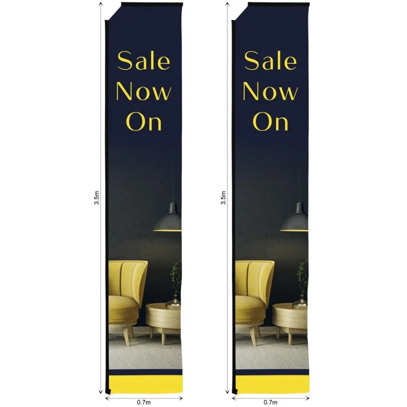 Legend 4m Sublimated Telescopic Flying Banner Skin - Set Of 2 (Excludes Hardware) product image
