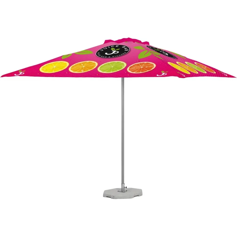 Sublimated Parasol Single Hexagonal Pole 3m x 3m product image