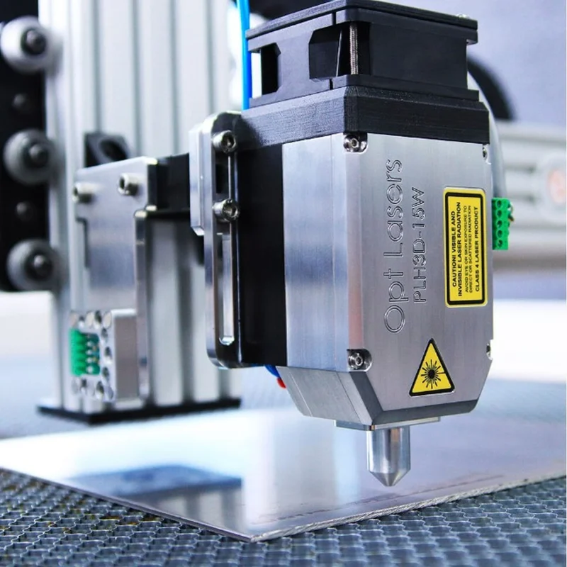 Laser engraving equipment in operation
